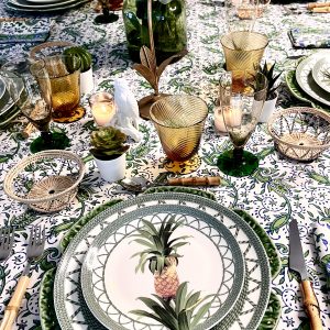 Vajilla de porcelana: Serie Piñas