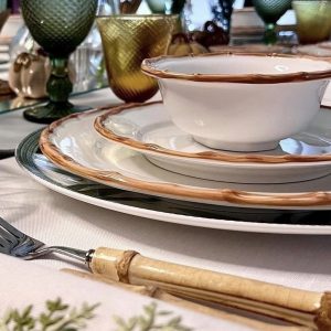 Vajilla de loza: Bambú Natural