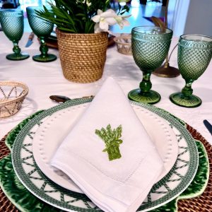 Servilleta e individual: Serie Hortalizas