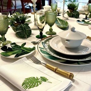 Servilleta e individual: Serie Hojas y Flores