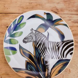Vajilla de porcelana: Serie Jungla